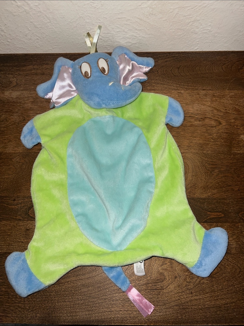 Dr Seuss Horton lovey security blanket the Manhattan toy Company